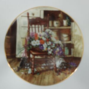 W.S. George Country Cuttings Flowers from Grandma's Garden Colby Collector Plate